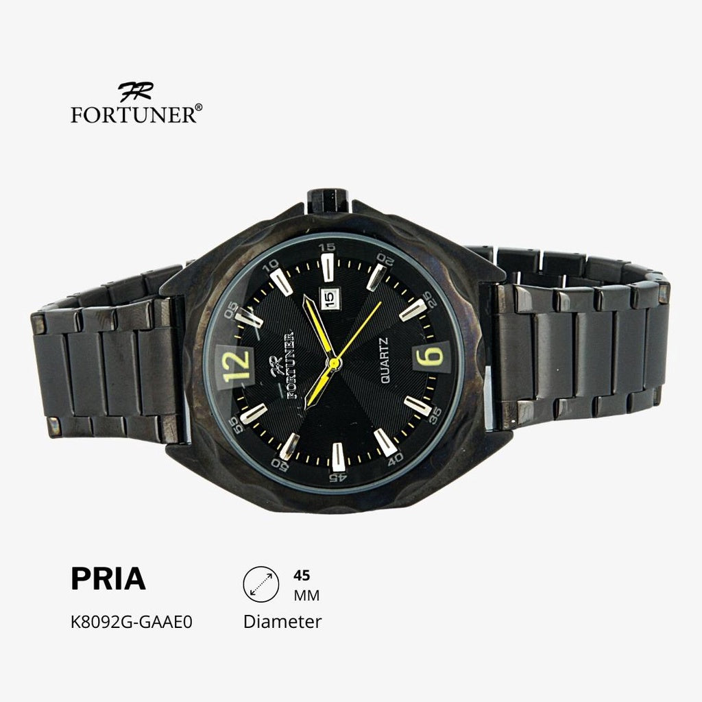 Fortuner Jam Tangan Analog Pria Water Resistant Rantai Hargun