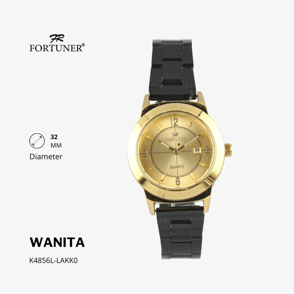 Fortuner Jam Tangan Analog Wanita Water Resistant Rantai Yocasta