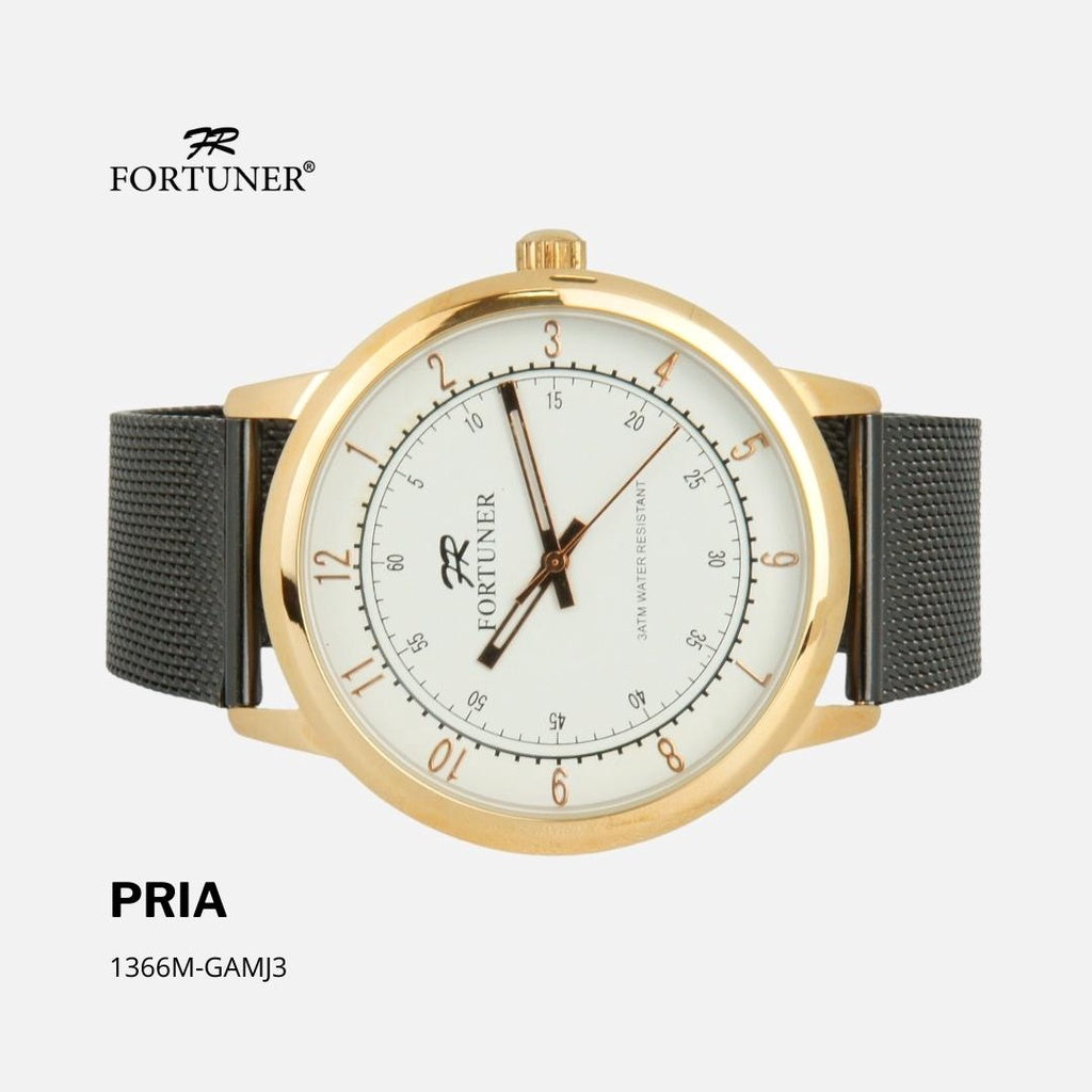 Fortuner Jam Tangan Pria Analog Water Resist Milanese Ronin