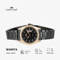 Fortuner Jam Tangan Analog Wanita Hitam Water Resistant Aiko