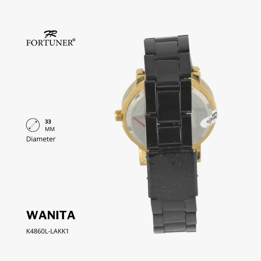 Fortuner Jam Tangan Couple Analog Water Resistant Rantai Delaney