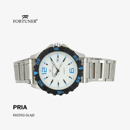 Fortuner Jam Tangan Analog Pria Water Resistant Rantai Hiromi