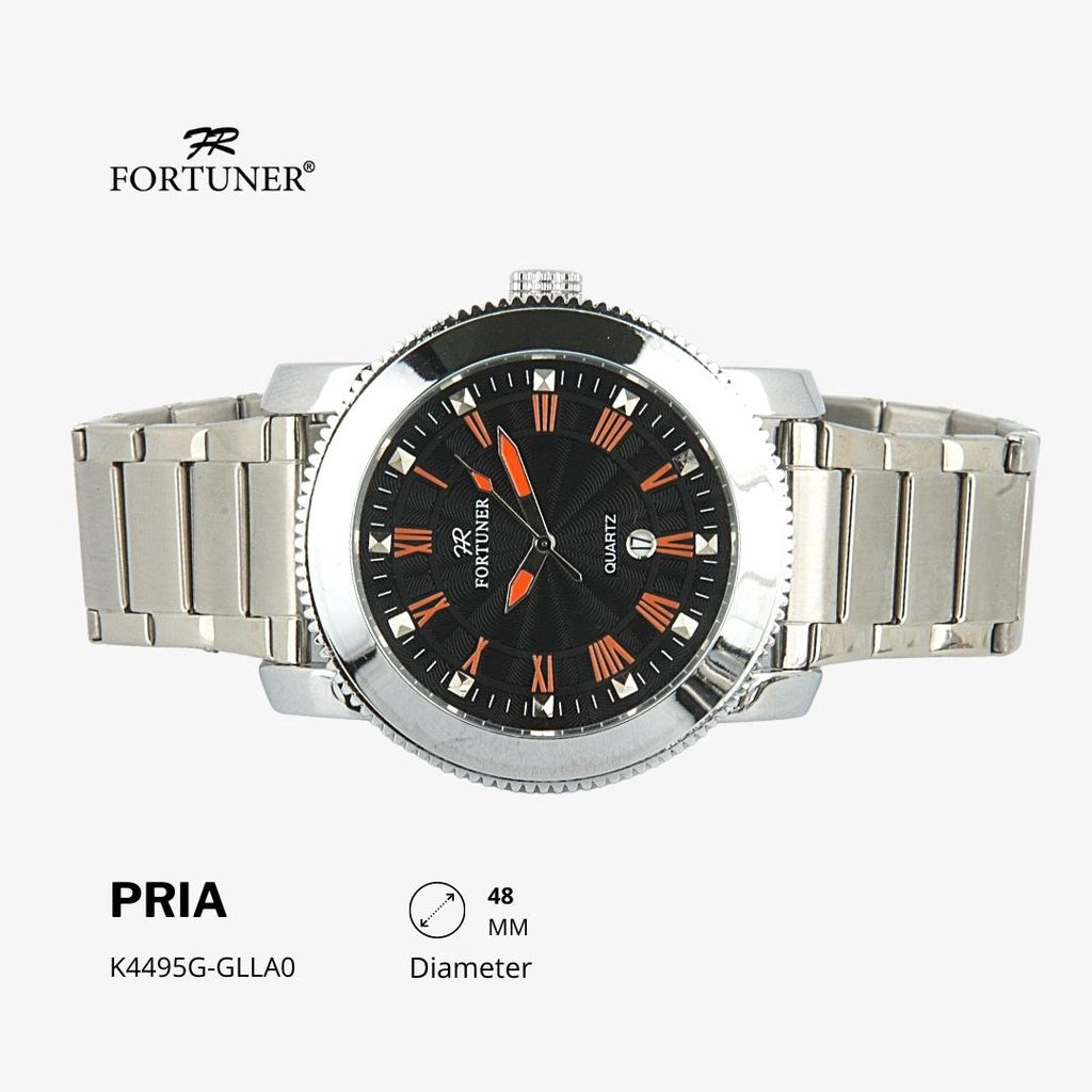 Fortuner Jam Tangan Analog Pria Water Resistant Rantai Haakon