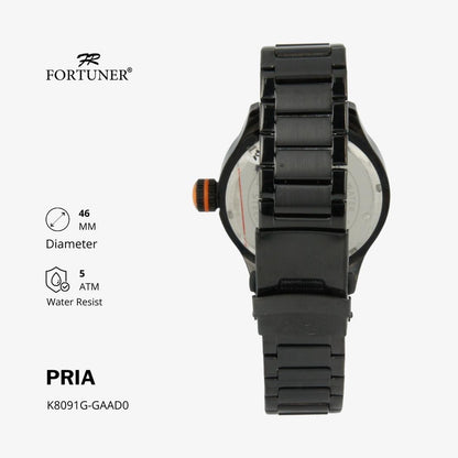 Fortuner Jam Tangan Analog Pria Water Resistant Rantai Harlon