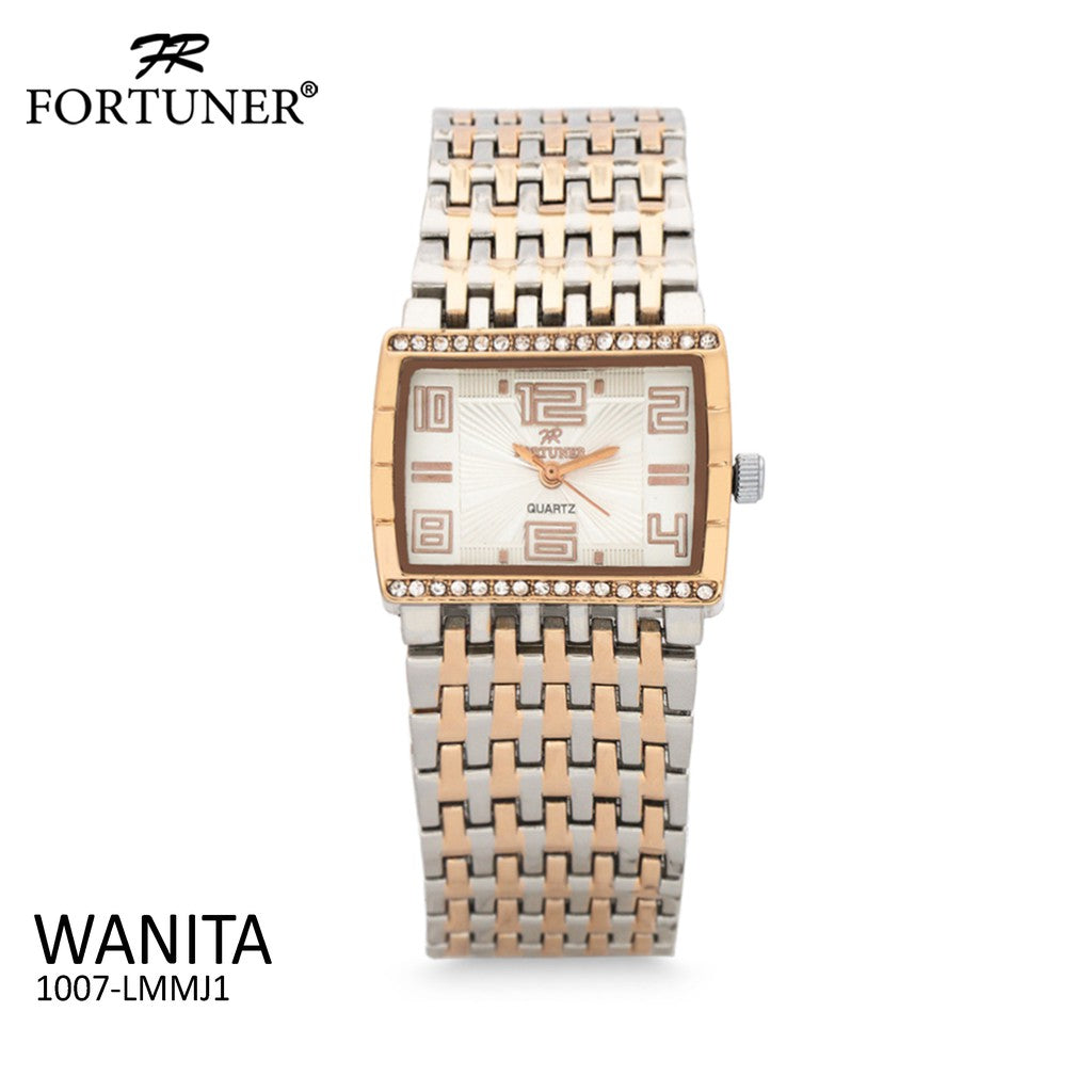 Fortuner Jam Tangan Analog Wanita Rosegold Water Resist Briar