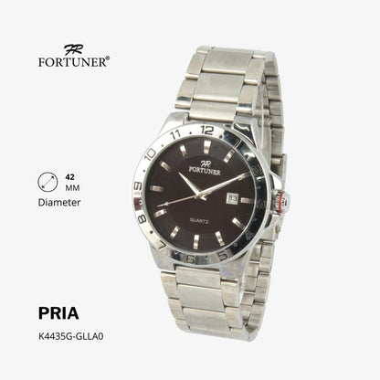 Fortuner Jam Tangan Analog Pria Water Resistant Hewlett