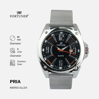 Fortuner Jam Tangan Pria Analog Water Resistant Milanese Bogdan