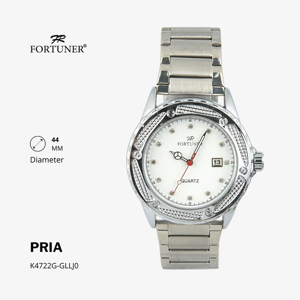 Fortuner Jam Tangan Analog Pria Water Resistant Rantai Husayn