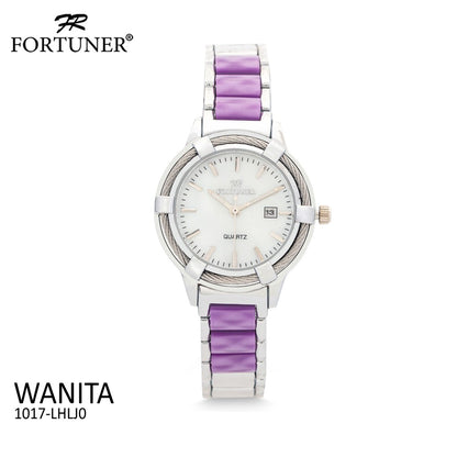 Fortuner Jam Tangan Analog Wanita Silver Water Resistant Audrina