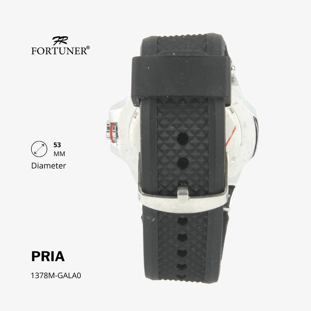 Fortuner Jam Tangan Pria Analog Water Resist Rubber Arthel