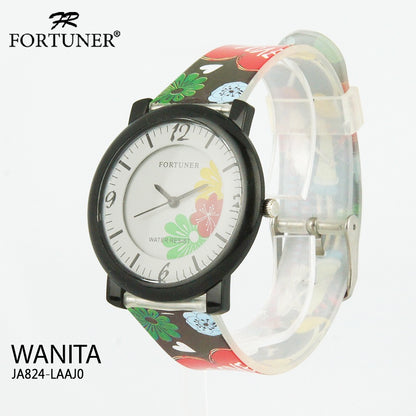 Fortuner Jam Tangan Tahan Air Wanita Water Resist Hitam Mariya