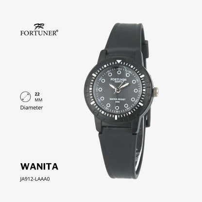 Fortuner Jam Tangan Analog Wanita Water Resistant Rubber Zureima