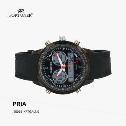 Fortuner Jam Tangan Pria Analog-Digital Water Resist Rubber Timotheo