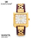 Fortuner Jam Tangan Analog Wanita Gold Water Resist Beatrix