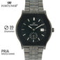 Fortuner Jam Tangan Pria Analog Black Water Resistant Algis