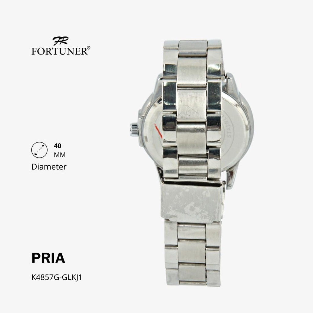 Fortuner Jam Tangan Analog Pria Water Resistant Rantai Hardin