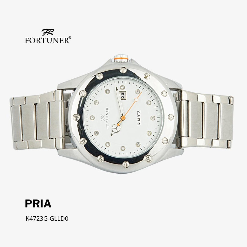 Fortuner Jam Tangan Analog Pria Water Resistant Rantai Howie