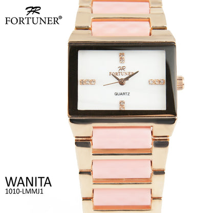 Fortuner Jam Tangan Analog Wanita Rosegold Water Resist Camila