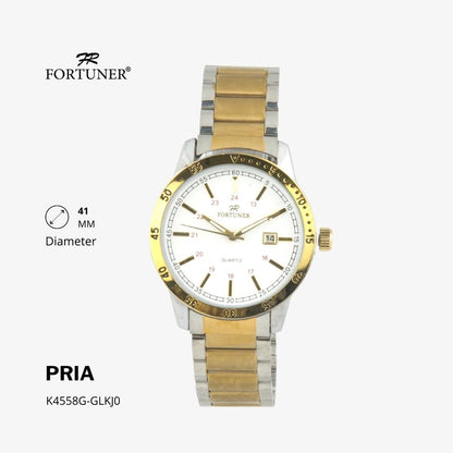 Fortuner Jam Tangan Analog Pria Water Resistant Helmuth