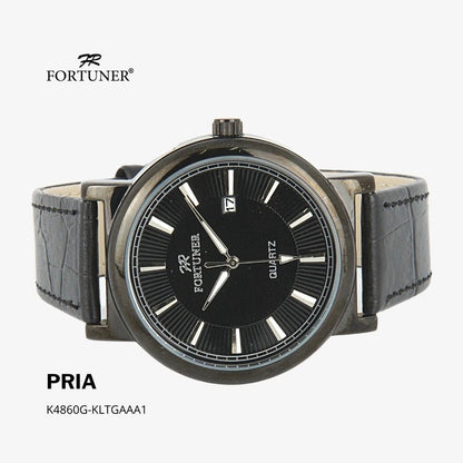 Fortuner Jam Tangan Analog Pria Kulit Water Resistant Anthony