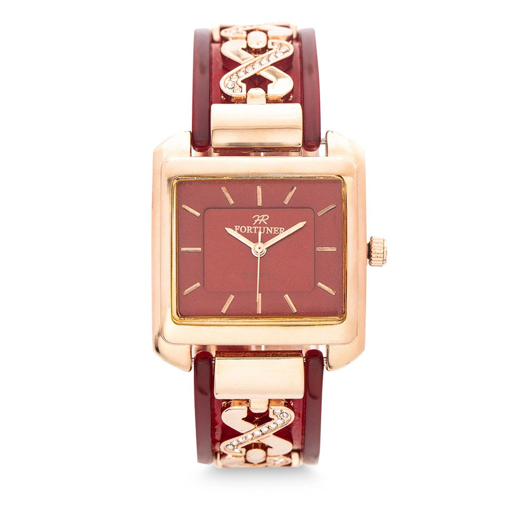 Fortuner Jam Tangan Analog Wanita Rosegold Water Resist Becca