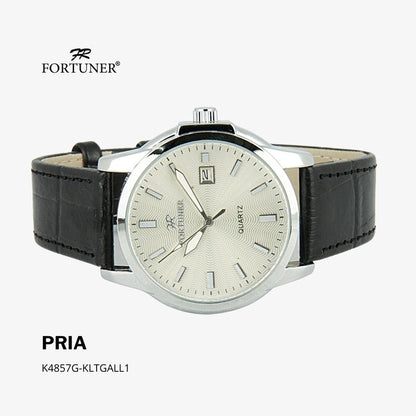 Fortuner Jam Tangan Analog Pria Kulit Water Resistant Arthur