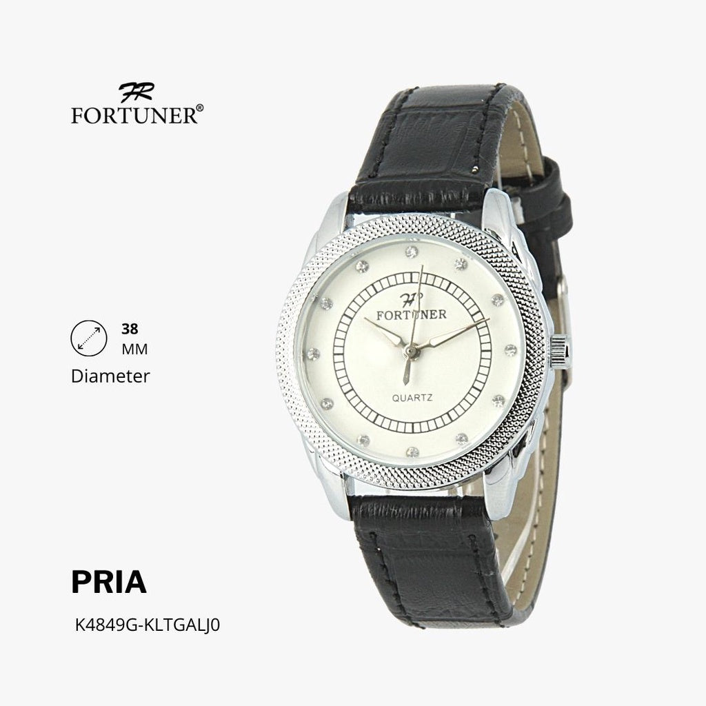 Fortuner Jam Tangan Pria Analog Water Resist Kulit Hamelin