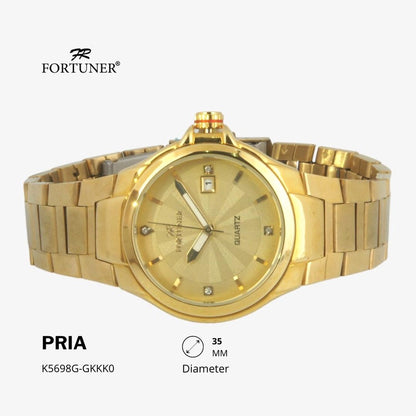 Fortuner Jam Tangan Analog Pria Water Resistant Rantai Consuel