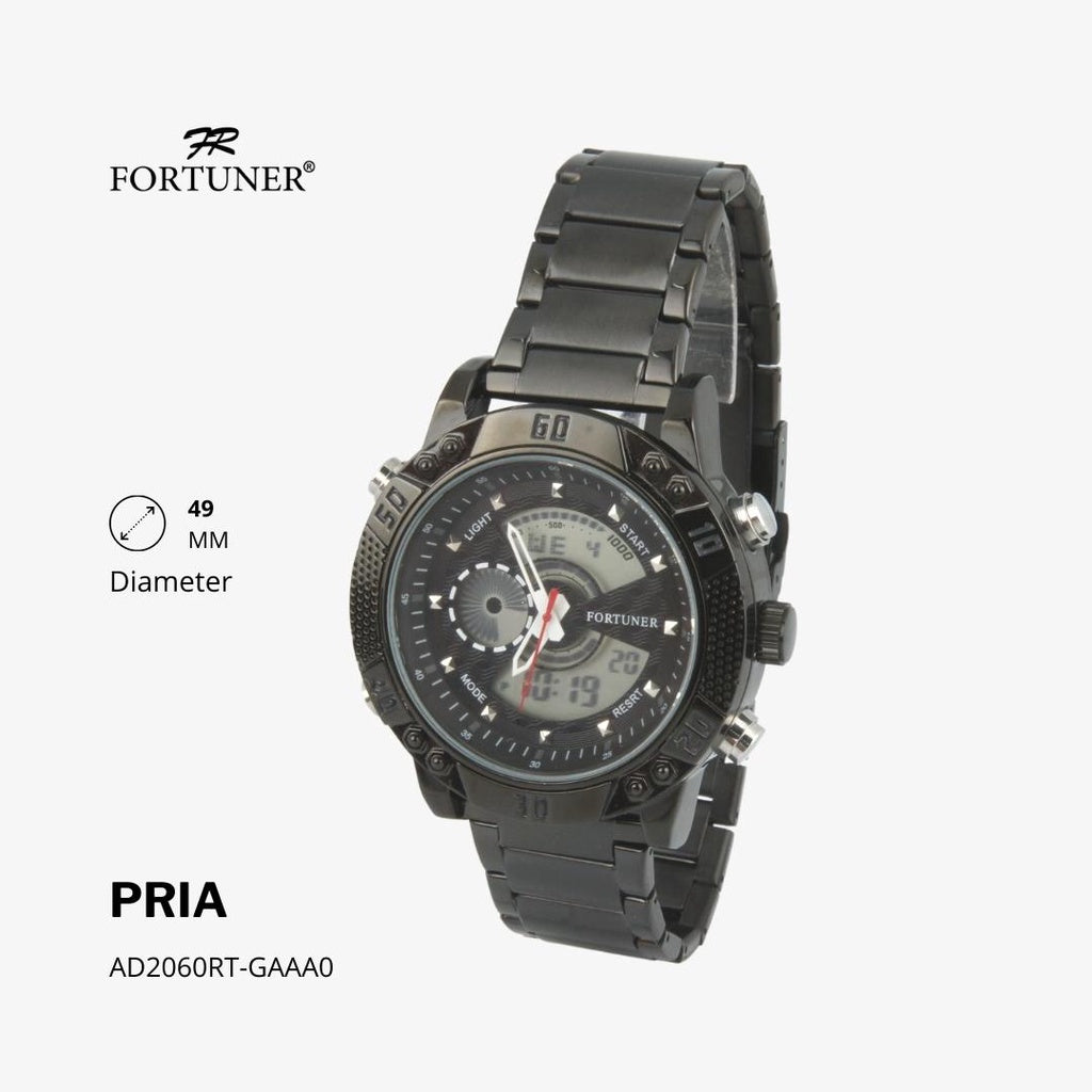 Fortuner Jam Tangan Analog Pria Water Resistant Halsey