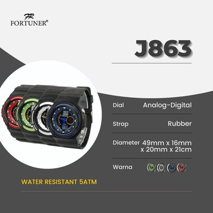 Fortuner Jam Tangan Anak Analog-Digital Water Resist Narciso