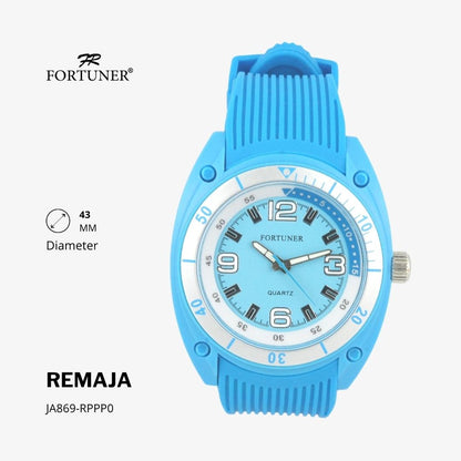 Fortuner Jam Tangan Remaja Analog Water Resist Rubber Abel