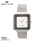 Fortuner Jam Tangan Analog Pria Silver Water Resistant Brayden