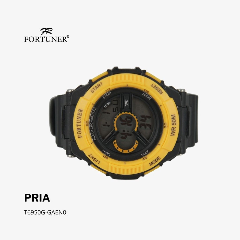 Fortuner Jam Tangan Pria Digital Water Resist Rubber Osbert