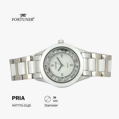 Fortuner Jam Tangan Pria Analog Gold Silver Water Resistant Harrisson