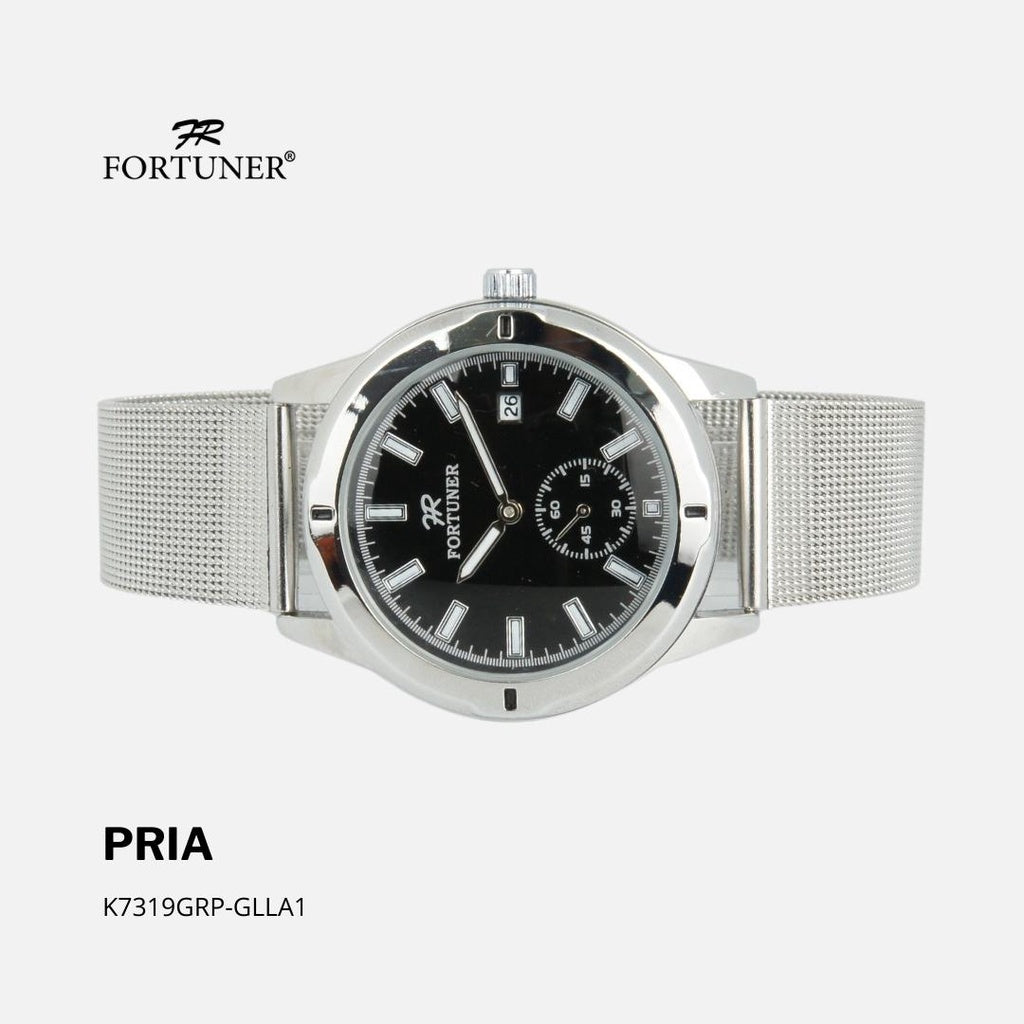 Fortuner Jam Tangan Rantai Pria Korea Original Milanese Antshel