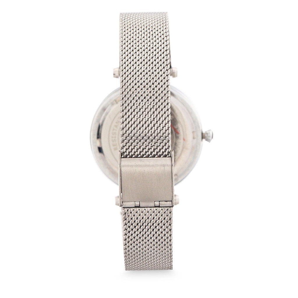 Fortuner Jam Tangan Wanita Analog Water Resistant Silver Amica