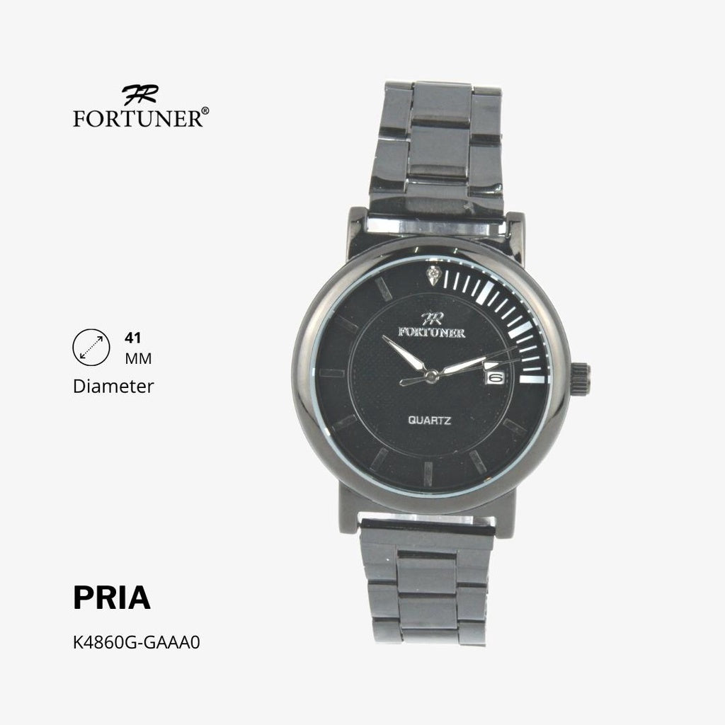 Fortuner Jam Tangan Analog Pria Water Resistant Haleigh