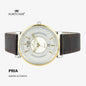 Fortuner Jam Tangan Analog Pria Kulit Water Resistant Aaron