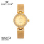 Fortuner Jam Tangan Analog Wanita Gold Water Resist Beverly