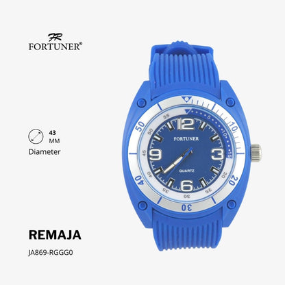 Fortuner Jam Tangan Remaja Analog Water Resist Rubber Abel