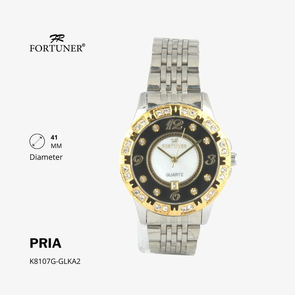 Fortuner Jam Tangan Analog Pria Water Resistant Harford