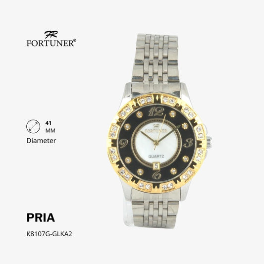 Fortuner Jam Tangan Analog Pria Water Resistant Harford