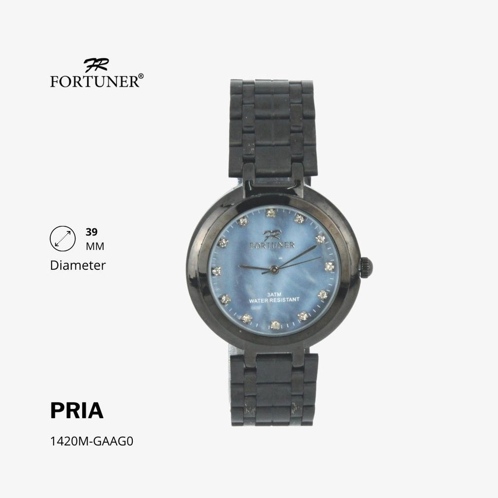 Fortuner Jam Tangan Analog Pria Rantai Water Resistant Gerald