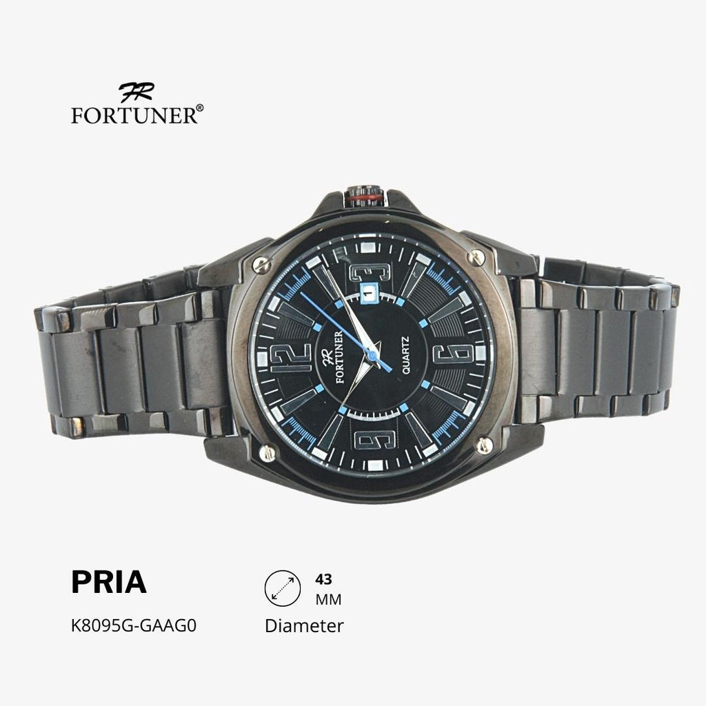 Fortuner Jam Tangan Analog Pria Water Resistant Rantai Huy