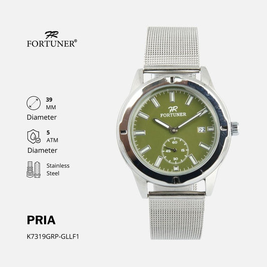 Fortuner Jam Tangan Rantai Pria Korea Original Milanese Antshel