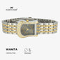 Fortuner Jam Tangan Fashion Classic Analog Wanita Water Resistant Rantai Yettie