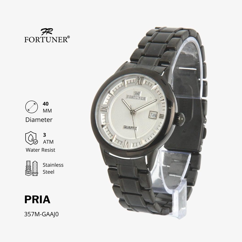 Fortuner Jam Tangan Pria Analog Water Resist Superior All Stainless Tyoma