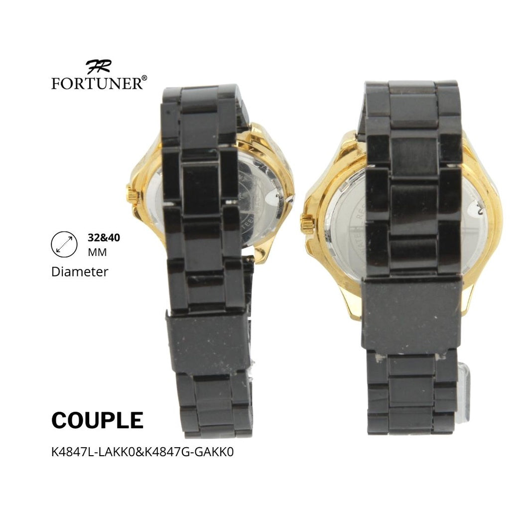 Fortuner Jam Tangan Couple Analog Water Resistant Lauren