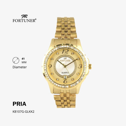 Fortuner Jam Tangan Analog Pria Water Resistant Harford