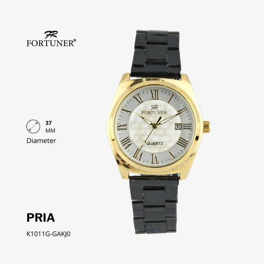 Fortuner Jam Tangan Fashion Analog Pria Water Resistant Rantai Humberto